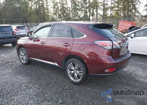 2013 Lexus Rx 450H z USA, uszkodzony, nr VIN JTJZB1BA1D2409290